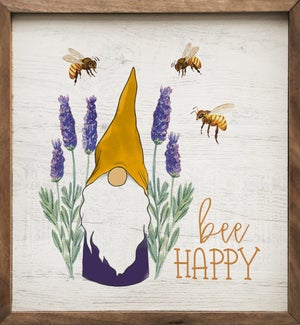 Bee Happy Gnome White